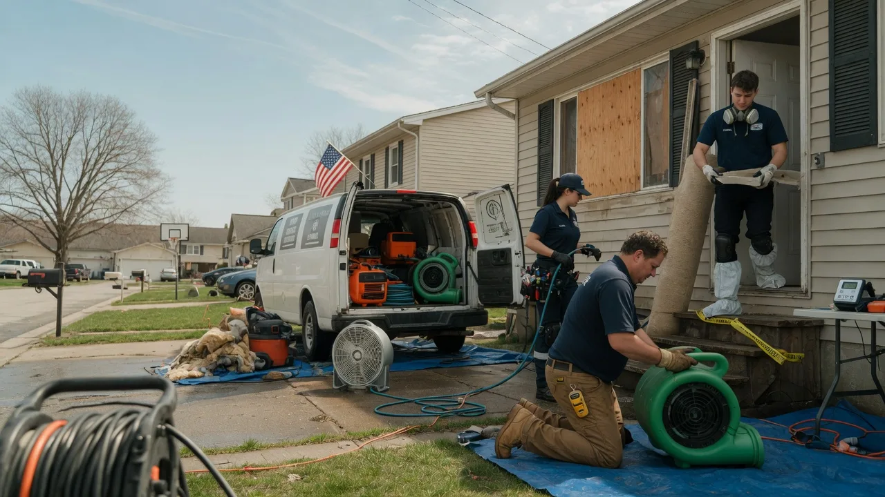 Water Damage Restoration in Tampico, IL near me